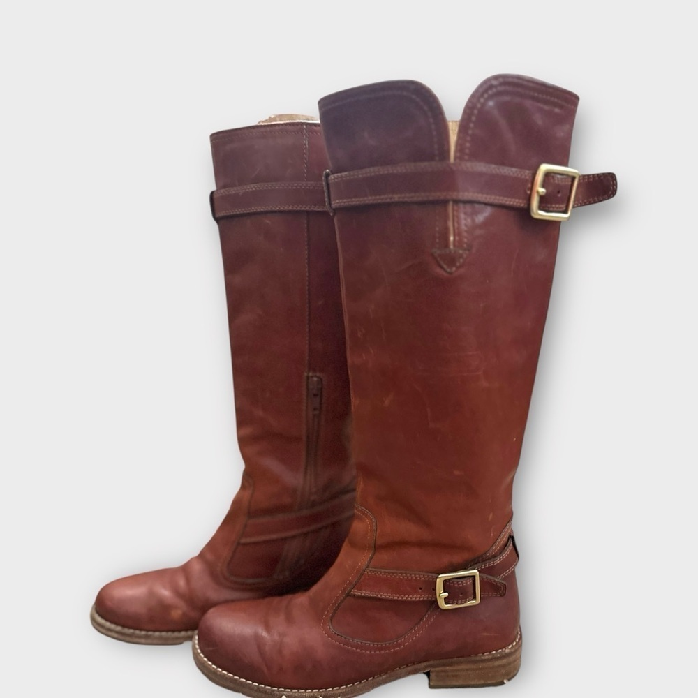 COACH Whitley Riding Boots EUC SIZE 6B Brown